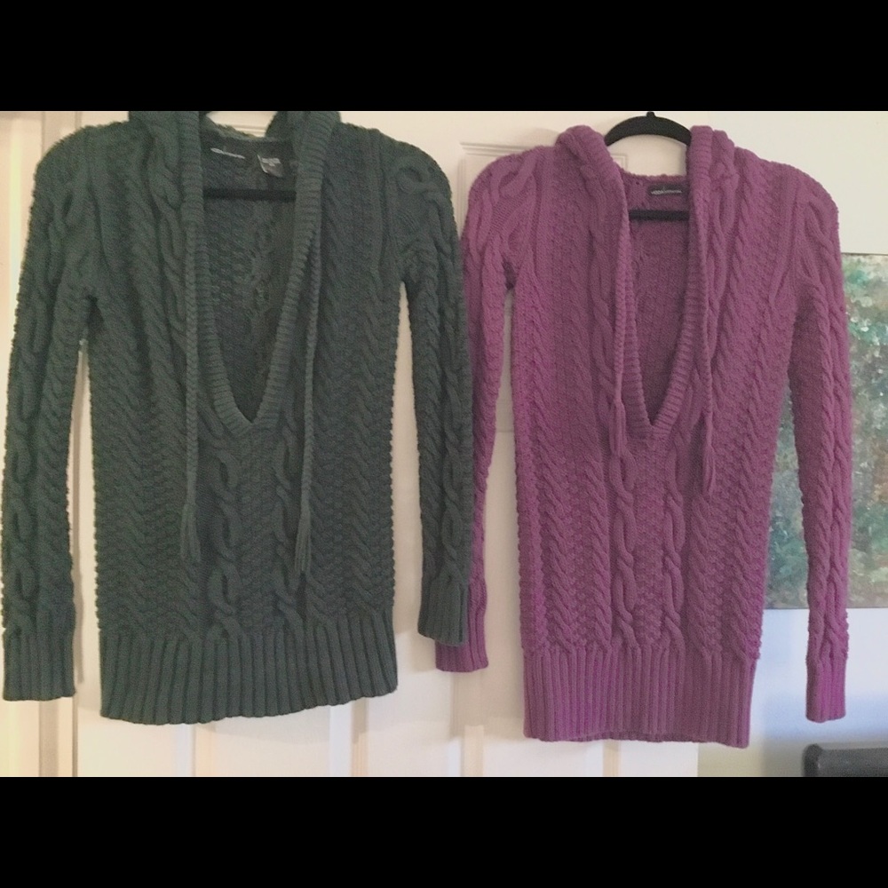 Set of 2 - Moda International Hooded Sweaters